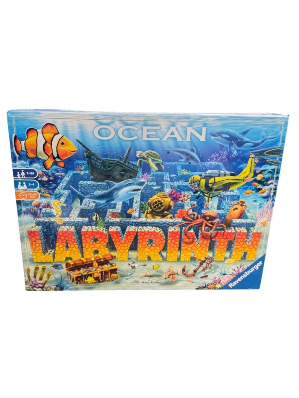 New Ravensburger Ocean Labyrinth Board Game Slide Play Child's Dissection Puzzle